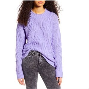 Cotton Emporium Textured Cable Sweater
